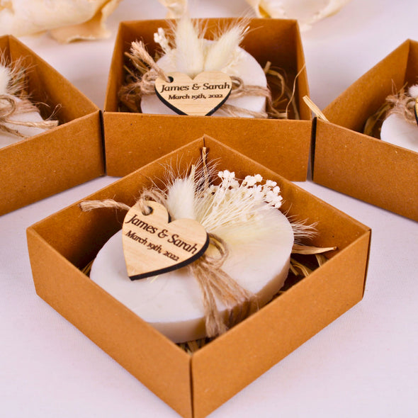 Personalized Natural Handmade Soap Wedding Gifts, Bridal Shower Gifts, Bridal Shower Soap Favors