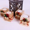 Personalized Christmas Gift, Christmas Wood Candle Holder, Noel New Year Happy Holiday Gifts Items designed by Happy Times Favors, a handmade gift shop. Wooden candle holder decorated with real natural dried flowers, personalized wooden name tag and tealight. Ideal for Christmas, Noel, New Year, Happy Holiday party gifts. Personalized Christmas Gifts, Custom Gifts for Christmas, Christmas decorations, ornaments