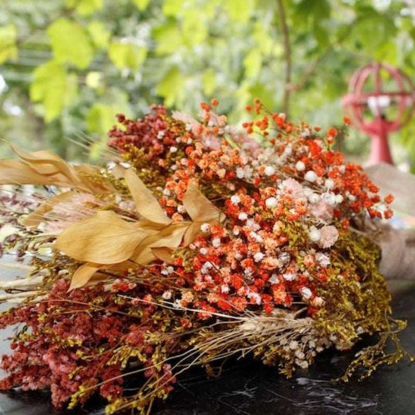Wedding Bouquet with Natural Dried Flowers Items designed by Happy Times Favors, a handmade gift shop. Boho wedding bouquet, Boho bridal bouquet, bridesmaid flower bouquet, rustic wedding bouquets, rustic bridal bouquet, drying wedding bouquet, unique wedding bouquets, wedding bouquets for bridesmaids, bridal bouquets unique.