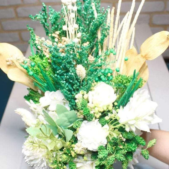 Wedding Bouquet with Natural Dried Flowers - Happy Times Favors