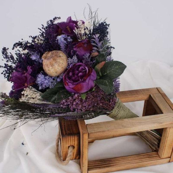 Wedding Bouquet with Natural Dried Flowers Items designed by Happy Times Favors, a handmade gift shop. Boho wedding bouquet, Boho bridal bouquet, bridesmaid flower bouquet, rustic wedding bouquets, rustic bridal bouquet, drying wedding bouquet, unique wedding bouquets, wedding bouquets for bridesmaids, bridal bouquets unique.