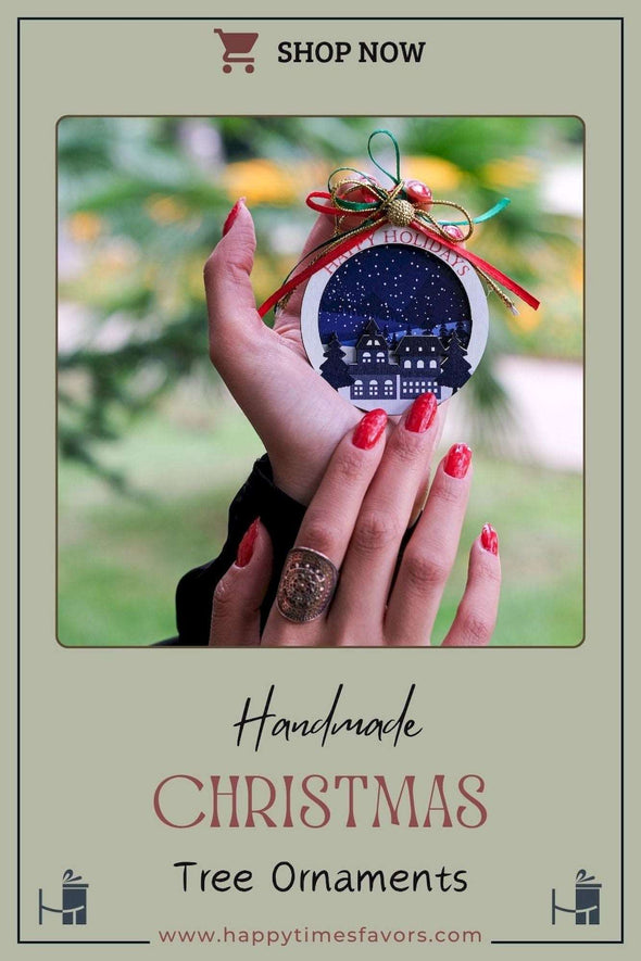 Personalized Christmas Tree Ornament, Handmade Christmas Gift,Xmas,Noel Items designed by Happy Times Favors, a handmade gift shop, are ideal for Christmas, Noel, New Year, Happy Holiday unique gifts, thank you gifts, Xmas, Personalized Christmas Ornament, Custom New Year Favors, Personalized Christmas Gifts, Custom Gifts for Christmas, Christmas decorations, Personalized tree ornaments. 