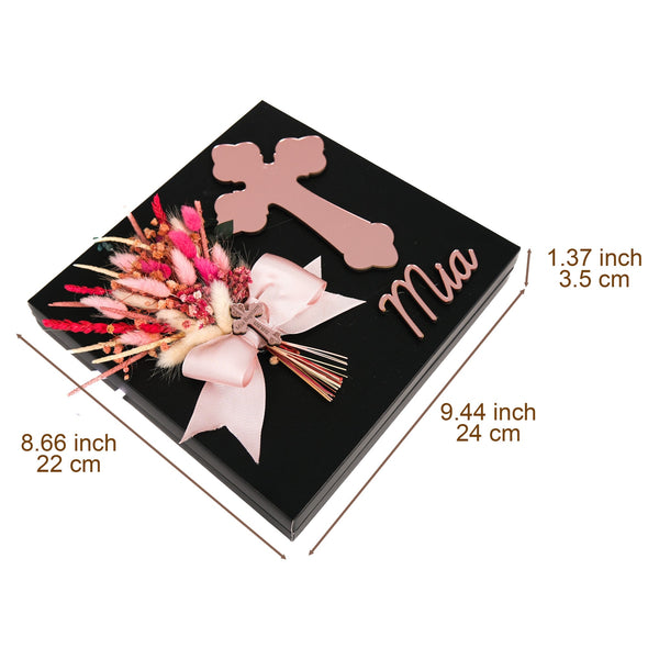 Baptism Chocolate Favors Box, Custom Chocolates, Bulk Baptism Favors, Baby Shower Favors Designed by Happy Times Favors, these bulk chocotale favors are ideal for baby shower, baptism favors, christening party favors, wedding favors, first communion.