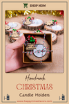 Personalized Christmas Gift, Christmas Wooden Candle Holder, Noel New Year Happy Holiday Gifts, Christmas 2024 Ornament, Gift Exchange Items designed by Happy Times Favors, a handmade gift shop, are ideal for Christmas, Noel, Xmas, New Year, Happy Holiday coworker unique gifts, Thank you gifts, Christmas wooden candle holder, Christmas candles, Personalized Christmas wooden name tag. Merry Christmas gifts, Christmas decorations, Personalized ornaments
