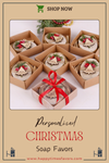 Personalized Christmas Gift, Scented Handmade Oval Soap Gift Noel, X-mas New Year Favors Items designed by Happy Times Favors, a handmade gift shop. Scented Soap decorated with real natural dried flowers and personalized wooden name tag. Ideal for Christmas, Noel, New Year, Happy Holiday. Personalized Christmas Gifts, Custom Gifts for Christmas, Christmas decorations, ornaments, Christmas Natural soap.