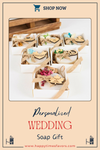 Personalized Natural Handmade Soap Wedding Gifts, Bridal Shower Gifts, Bridal Shower Soap Favors Items designed by Happy Times Favors, a handmade gift shop. These items are ideal for bridal shower gifts, bridal shower presents, gifts to give at a bridal shower, present for wedding shower, wedding gift ideas, bridesmaid present, bridal shower favor, wedding favor for guests, wedding gift for guests, thank you gift.