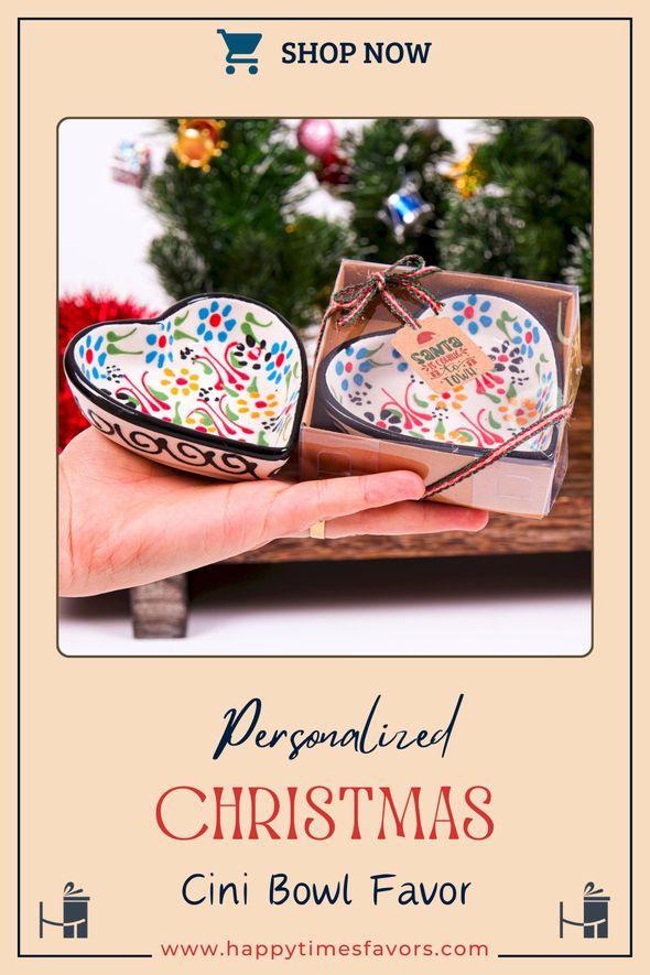 Turkish Cini Porcelain Bowl Christmas Favors, Christmas Party Favors, New Year Xmas Favors Coworker Happy Holiday Favors Items designed by Happy Times Favors, a handmade gift shop. We designed this tile/ceramic/porcelain bohemian theme wedding favor ideas, boho gifts, handmade candy bowl, Best for Wedding Gift, Bridal Shower gift, Baby Shower gift, Christening gift, Baptism gift, Graduation gift, birthday gift or any Party favors.
