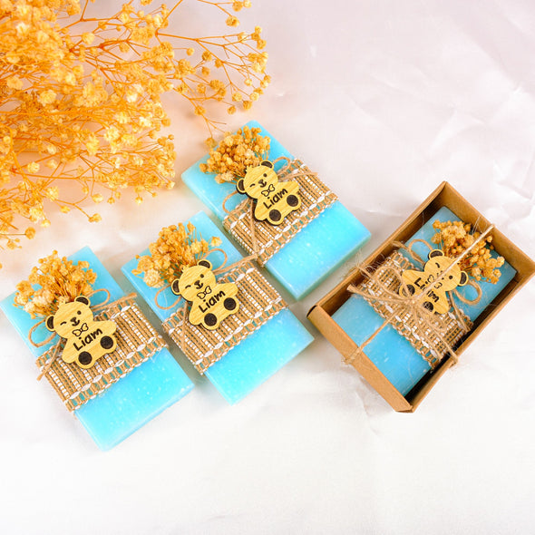 Scented Soap Baby Shower Favors, Baby Shower Soap Favors, Baby Shower Party Favors for Guests in Bulk Discover Happy Times Favors' handmade scented baby shower soaps—perfect for 1st 2nd birthdays, baby shower party favors for guests. Customizable and unique!