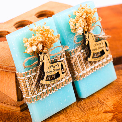 Scented Soap Baby Shower Favors, Baby Shower Soap Favors, Baby Shower Party Favors for Guests in Bulk Discover Happy Times Favors' handmade scented baby shower soaps—perfect for 1st 2nd birthdays, baby shower party favors for guests. Customizable and unique!