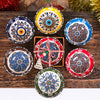 Turkish Cini Porcelain Bowl Christmas Favors, Christmas Party Favors, New Year Xmas Favors Coworker Happy Holiday Favors Items designed by Happy Times Favors, a handmade gift shop. We designed this tile/ceramic/porcelain bohemian theme wedding favor ideas, boho gifts, handmade candy bowl, Best for Wedding Gift, Bridal Shower gift, Baby Shower gift, Christening gift, Baptism gift, Graduation gift, birthday gift or any Party favors.