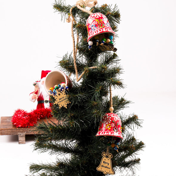 Turkish Cini Porcelain Christmas Tree Ornament, Christmas Ornament Ceramic Bell, Christmas Decoration, Christmas Gift Ceramic Bell Tree Hang Items designed by Happy Times Favors, a handmade gift shop, are ideal for Christmas, Noel, New Year, Happy Holiday unique gifts, thank you gifts, Xmas, Personalized Christmas Ornament, Custom New Year Favors, Personalized Christmas Gifts, Custom Gifts for Christmas, Christmas decorations, Personalized tree ornaments. 