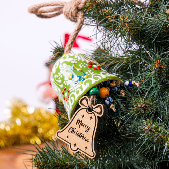 Turkish Cini Porcelain Christmas Tree Ornament, Christmas Ornament Ceramic Bell, Christmas Decoration, Christmas Gift Ceramic Bell Tree Hang Items designed by Happy Times Favors, a handmade gift shop, are ideal for Christmas, Noel, New Year, Happy Holiday unique gifts, thank you gifts, Xmas, Personalized Christmas Ornament, Custom New Year Favors, Personalized Christmas Gifts, Custom Gifts for Christmas, Christmas decorations, Personalized tree ornaments. 