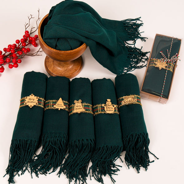 Personalized Christmas Gift, Custom Scarf, Shawl, Merry Christmas Pashmina, New Year Shawl, Winter Accessory, Holiday Fashion, Gift Ideas Items designed by Happy Times Favors, a handmade gift shop. Personalized Scarf for Christmas, New Year, Noel, Bridal Shower, Wedding Shower, Fall Wedding. Pashmina scarves has Custom bands or monogrammed, stitched scarf. We can customize them with logo or name. These are unique wedding shawl for guests.