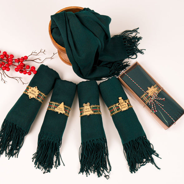 Personalized Christmas Gift, Custom Scarf, Shawl, Merry Christmas Pashmina, New Year Shawl, Winter Accessory, Holiday Fashion, Gift Ideas Items designed by Happy Times Favors, a handmade gift shop. Personalized Scarf for Christmas, New Year, Noel, Bridal Shower, Wedding Shower, Fall Wedding. Pashmina scarves has Custom bands or monogrammed, stitched scarf. We can customize them with logo or name. These are unique wedding shawl for guests.