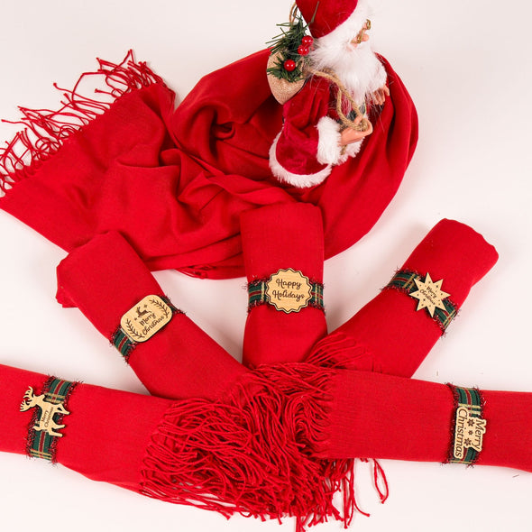 Personalized Christmas Gift, Custom Scarf, Shawl, Merry Christmas Pashmina, New Year Shawl, Winter Accessory, Holiday Fashion, Gift Ideas Items designed by Happy Times Favors, a handmade gift shop. Personalized Scarf for Christmas, New Year, Noel, Bridal Shower, Wedding Shower, Fall Wedding. Pashmina scarves has Custom bands or monogrammed, stitched scarf. We can customize them with logo or name. These are unique wedding shawl for guests.