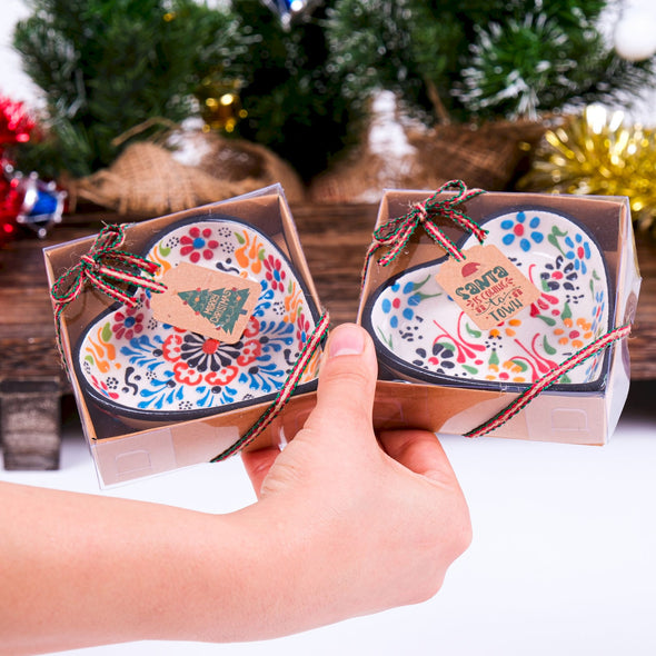 Turkish Cini Porcelain Bowl Christmas Favors, Christmas Party Favors, New Year Xmas Favors Coworker Happy Holiday Favors Items designed by Happy Times Favors, a handmade gift shop. We designed this tile/ceramic/porcelain bohemian theme wedding favor ideas, boho gifts, handmade candy bowl, Best for Wedding Gift, Bridal Shower gift, Baby Shower gift, Christening gift, Baptism gift, Graduation gift, birthday gift or any Party favors.