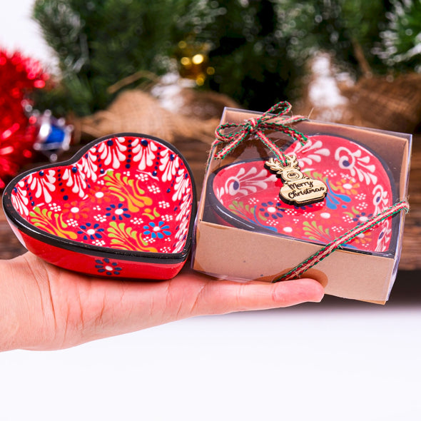 Turkish Cini Porcelain Bowl Christmas Favors, Christmas Party Favors, New Year Xmas Favors Coworker Happy Holiday Favors Items designed by Happy Times Favors, a handmade gift shop. We designed this tile/ceramic/porcelain bohemian theme wedding favor ideas, boho gifts, handmade candy bowl, Best for Wedding Gift, Bridal Shower gift, Baby Shower gift, Christening gift, Baptism gift, Graduation gift, birthday gift or any Party favors.