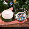 Turkish Cini Porcelain Bowl Christmas Favors, Christmas Party Favors, New Year Xmas Favors Coworker Happy Holiday Favors Items designed by Happy Times Favors, a handmade gift shop. We designed this tile/ceramic/porcelain bohemian theme wedding favor ideas, boho gifts, handmade candy bowl, Best for Wedding Gift, Bridal Shower gift, Baby Shower gift, Christening gift, Baptism gift, Graduation gift, birthday gift or any Party favors.