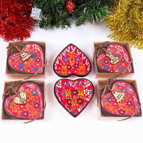 Turkish Cini Porcelain Bowl Christmas Favors, Christmas Party Favors, New Year Xmas Favors Coworker Happy Holiday Favors Items designed by Happy Times Favors, a handmade gift shop. We designed this tile/ceramic/porcelain bohemian theme wedding favor ideas, boho gifts, handmade candy bowl, Best for Wedding Gift, Bridal Shower gift, Baby Shower gift, Christening gift, Baptism gift, Graduation gift, birthday gift or any Party favors.