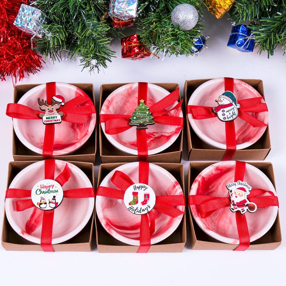 Turkish Cini Porcelain Bowl Christmas Favors, Christmas Party Favors, New Year Xmas Favors Coworker Happy Holiday Favors Items designed by Happy Times Favors, a handmade gift shop. We designed this tile/ceramic/porcelain bohemian theme wedding favor ideas, boho gifts, handmade candy bowl, Best for Wedding Gift, Bridal Shower gift, Baby Shower gift, Christening gift, Baptism gift, Graduation gift, birthday gift or any Party favors.