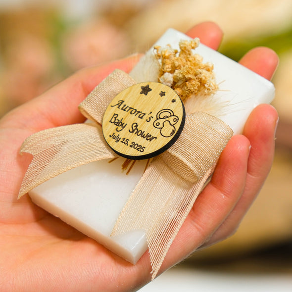Baby Shower Favors, Natural Scented Soap Favors, First Birthday, Party Favors for Guests