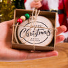 Personalized Wood Slice Ornaments, Christmas Tree Ornament, Christmas 2024 Decoration, Heirloom Keepsake, Gift Exchange, Gift Idea, Xmas Tree Items designed by Happy Times Favors, a handmade gift shop, are ideal for Christmas, Noel, New Year, Happy Holiday unique gifts, thank you gifts, Xmas, Personalized Christmas Ornament, Custom New Year Favors, Personalized Christmas Gifts, Custom Gifts for Christmas, Christmas decorations, Personalized tree ornaments. 
