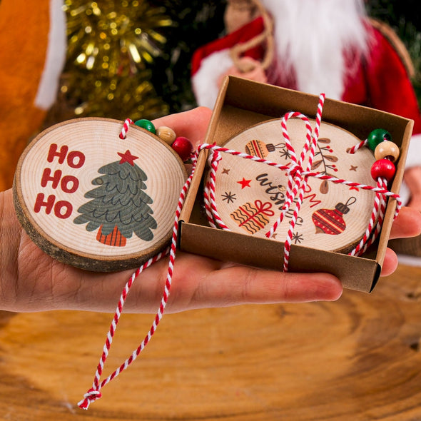 Personalized Wood Slice Ornaments, Christmas Tree Ornament, Christmas 2024 Decoration, Heirloom Keepsake, Gift Exchange, Gift Idea, Xmas Tree Items designed by Happy Times Favors, a handmade gift shop, are ideal for Christmas, Noel, New Year, Happy Holiday unique gifts, thank you gifts, Xmas, Personalized Christmas Ornament, Custom New Year Favors, Personalized Christmas Gifts, Custom Gifts for Christmas, Christmas decorations, Personalized tree ornaments. 