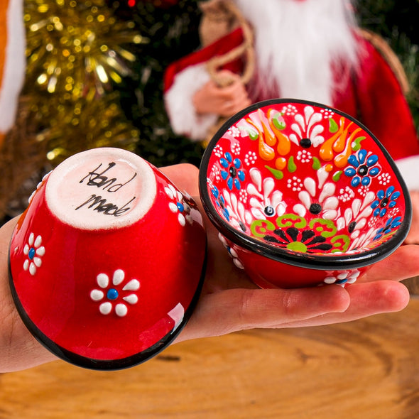 Turkish Cini Porcelain Bowl Christmas Favors, Christmas Party Favors, New Year Xmas Favors Coworker Happy Holiday Favors Items designed by Happy Times Favors, a handmade gift shop. We designed this tile/ceramic/porcelain bohemian theme wedding favor ideas, boho gifts, handmade candy bowl, Best for Wedding Gift, Bridal Shower gift, Baby Shower gift, Christening gift, Baptism gift, Graduation gift, birthday gift or any Party favors.