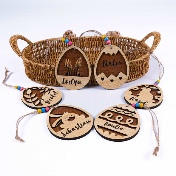 Personalized Easter Basket Tags, Handmade Easter Name Charm Coworker Friend Family, Easter Bunny Wooden Name Tag Stuffers, Easter Gift Tags Items designed by Happy Times Favors, a handmade gift shop, are ideal for Christmas, Noel, New Year, Happy Holiday unique gifts, thank you gifts, Xmas, Personalized Christmas Ornament, Custom New Year Favors, Personalized Christmas Gifts, Custom Gifts for Christmas, Christmas decorations, Personalized tree ornaments. 