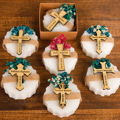 Baptism Favors, Natural Handmade Scented Soap, Baby Shower, Christening Favors