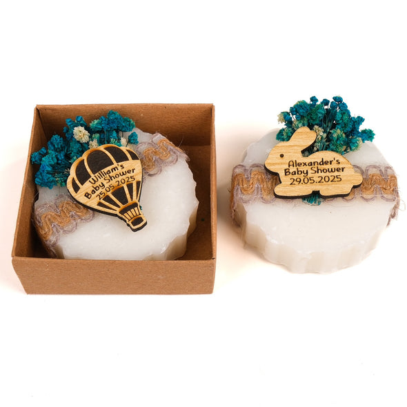 Baby Shower Favors Natural Scented Soap, Baby Shower Soap Favors, Handmade Soap, First Birthday, Baptism Favors Discover Happy Times Favors' handmade scented baby shower soaps—perfect for 1st 2nd birthdays, baby shower party favors for guests. Customizable and unique!