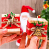 Personalized Christmas Gift, Christmas Wooden Candle Holder, Noel New Year Happy Holiday Gifts, Christmas 2024 Ornament, Gift Exchange Items designed by Happy Times Favors, a handmade gift shop. Wooden candle holder decorated with flowers. Are ideal for Christmas, Noel, New Year, and party gifts.  Personalized ornaments, Christmas table decorations, Christmas decoration, Christmas ornament, Christmas gift, Custom Xmas ornaments, Unique Xmas gifts.