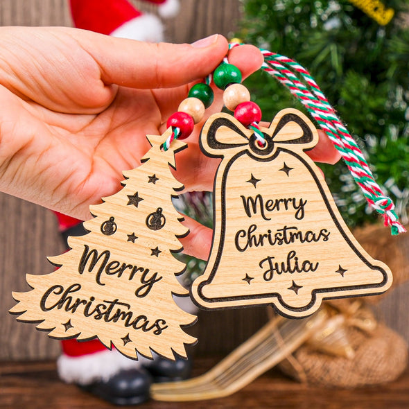 Handmade Wooden Christmas Decor, Christmas Ornament, Christmas Gift, Holiday Ornament, Vintage Christmas Tree Decoration, Xmas Gift Designed by Happy Times Favors, a handmade gift shop ideal for Christmas Noel Xmas Christmas Wooden Ornament New Year Favor Personalized Christmas Gift ornament
