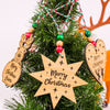 Handmade Wooden Christmas Decor, Christmas Ornament, Christmas Gift, Holiday Ornament, Vintage Christmas Tree Decoration, Xmas Gift Designed by Happy Times Favors, a handmade gift shop ideal for Christmas Noel Xmas Christmas Wooden Ornament New Year Favor Personalized Christmas Gift ornament