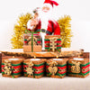 Personalized Christmas Gift, Christmas Wooden Candle Holder, Noel New Year Happy Holiday Gifts, Christmas 2024 Ornament, Gift Exchange Items designed by Happy Times Favors, a handmade gift shop. Wooden candle holder decorated with flowers. Are ideal for Christmas, Noel, New Year, and party gifts.  Personalized ornaments, Christmas table decorations, Christmas decoration, Christmas ornament, Christmas gift, Custom Xmas ornaments, Unique Xmas gifts.