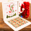Christmas Chocolate Box, Christmas Present Idea Chocolate Favor, Christmas Chocolate Gift, Xmas Gift Idea, Noel Gift, Christmas Gifts for Girlfriend, Xmas Chocolate Box, Holiday Chocolate Designed by Happy Times Favors, a handmade gift shop ideal for christmas present idea unique Christmas gift Noel gift Christmas chocolate gift box Xmas Gift