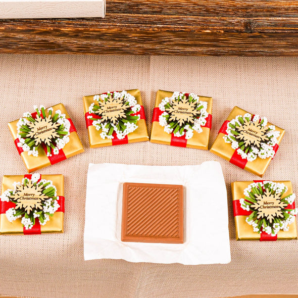 Christmas Chocolate Box, Christmas Present Idea Chocolate Favor, Christmas Chocolate Gift, Xmas Gift Idea, Noel Gift, Christmas Gifts for Girlfriend, Xmas Chocolate Box, Holiday Chocolate Designed by Happy Times Favors, a handmade gift shop ideal for christmas present idea unique Christmas gift Noel gift Christmas chocolate gift box Xmas Gift