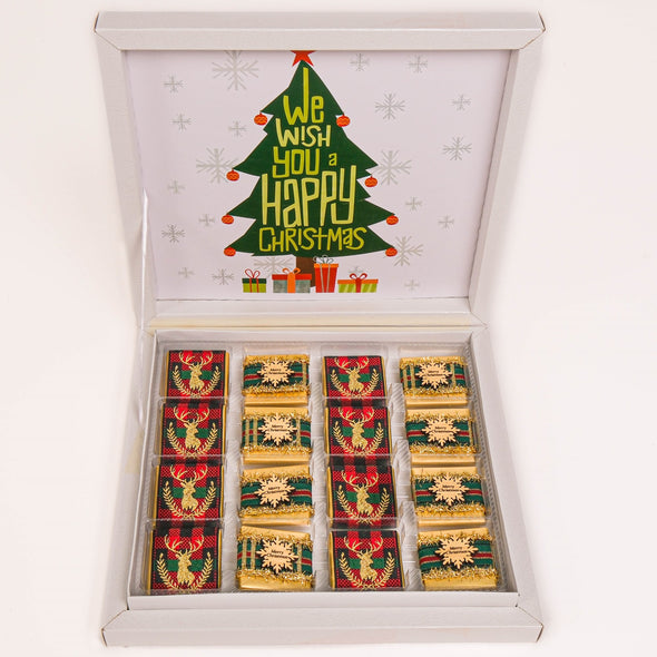 Christmas Chocolate Box, Christmas Present Idea Chocolate Favor, Christmas Chocolate Gift, Xmas Gift Idea, Noel Gift, Christmas Gifts for Girlfriend, Xmas Chocolate Box, Holiday Chocolate Designed by Happy Times Favors, a handmade gift shop ideal for christmas present idea unique Christmas gift Noel gift Christmas chocolate gift box Xmas Gift