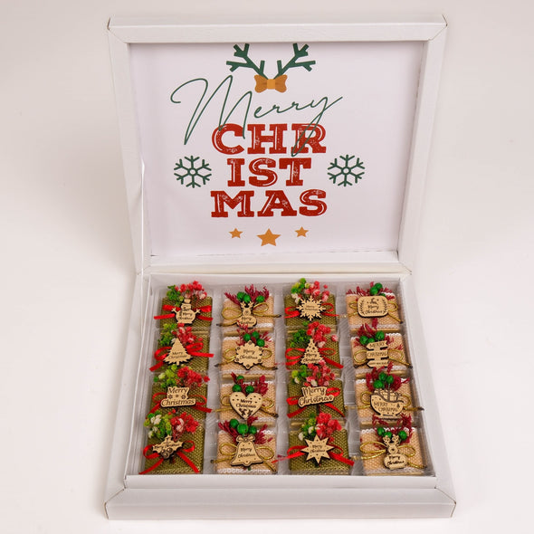 Christmas Chocolate Box, Christmas Present Idea Chocolate Favor, Christmas Chocolate Gift, Xmas Gift Idea, Noel Gift, Christmas Gifts for Girlfriend, Xmas Chocolate Box, Holiday Chocolate Designed by Happy Times Favors, a handmade gift shop ideal for christmas present idea unique Christmas gift Noel gift Christmas chocolate gift box Xmas Gift