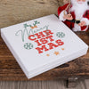 Christmas Chocolate Box, Christmas Present Idea Chocolate Favor, Christmas Chocolate Gift, Xmas Gift Idea, Noel Gift, Christmas Gifts for Girlfriend, Xmas Chocolate Box, Holiday Chocolate Designed by Happy Times Favors, a handmade gift shop ideal for christmas present idea unique Christmas gift Noel gift Christmas chocolate gift box Xmas Gift