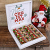 Christmas Chocolate Box, Christmas Present Idea Chocolate Favor, Christmas Chocolate Gift, Xmas Gift Idea, Noel Gift, Christmas Gifts for Girlfriend, Xmas Chocolate Box, Holiday Chocolate Designed by Happy Times Favors, a handmade gift shop ideal for christmas present idea unique Christmas gift Noel gift Christmas chocolate gift box Xmas Gift