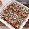 Christmas Chocolate Box, Christmas Present Idea Chocolate Favor, Christmas Chocolate Gift, Xmas Gift Idea, Noel Gift, Christmas Gifts for Girlfriend, Xmas Chocolate Box, Holiday Chocolate Designed by Happy Times Favors, a handmade gift shop ideal for christmas present idea unique Christmas gift Noel gift Christmas chocolate gift box Xmas Gift
