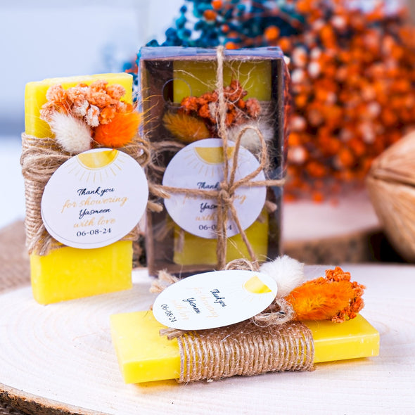 Personalized Scented Soap Wedding Favors for Guests, Bridal Shower Favors, Baby Shower Personalized Soap Favors, Baptism Favors, Bridesmaid Soap Gifts Items designed by Happy Times Favors, a handmade gift shop. These items are ideal for bridal shower gifts, bridal shower presents, gifts to give at a bridal shower, present for wedding shower, wedding gift ideas, bridesmaid present, bridal shower favor, wedding favor for guests, wedding gift for guests, thank you gift.