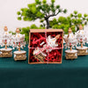 Handcrafted Wooden Carousel Christmas Ornament, Vintage-Inspired Carousel Christmas Tree Decoration, Custom Carousel Favors, Party Gift Items designed by Happy Times Favors, a handmade gift shop. This items are ideal for thank you gifts, carousel favors, baby shower favors, baptism favors, wedding favors, party favors, personalized gifts, custom gifts, wooden carousel, carousel theme, decorative ornaments, gift boxes, baby shower gifts, birthday gifts