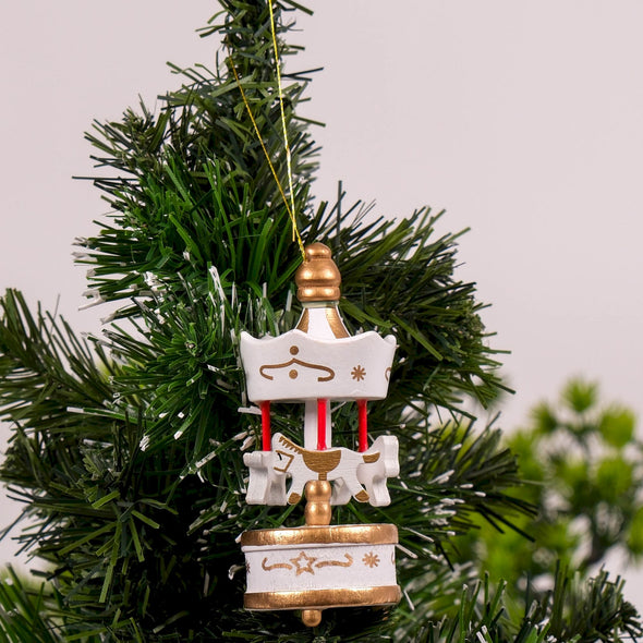 Handcrafted Wooden Carousel Christmas Ornament, Vintage-Inspired Carousel Christmas Tree Decoration, Custom Carousel Favors, Party Gift Items designed by Happy Times Favors, a handmade gift shop. This items are ideal for thank you gifts, carousel favors, baby shower favors, baptism favors, wedding favors, party favors, personalized gifts, custom gifts, wooden carousel, carousel theme, decorative ornaments, gift boxes, baby shower gifts, birthday gifts
