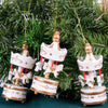 Handcrafted Wooden Carousel Christmas Ornament, Vintage-Inspired Carousel Christmas Tree Decoration, Custom Carousel Favors, Party Gift Items designed by Happy Times Favors, a handmade gift shop. This items are ideal for thank you gifts, carousel favors, baby shower favors, baptism favors, wedding favors, party favors, personalized gifts, custom gifts, wooden carousel, carousel theme, decorative ornaments, gift boxes, baby shower gifts, birthday gifts