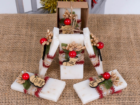 Scented Soaps for Christmas Gifts, Personalized Gift, Christmas Decoration, Noel Gift, Christmas Favor, Xmas Gift, Xmas Decorations, Holiday Decor Items designed by Happy Times Favors, a handmade gift shop. Ideal for Noel Gift, New Year, Happy Holiday, Christmas Gifts, Christmas decorations, Xmas decor.
