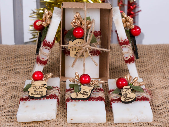 Scented Soaps for Christmas Gifts, Personalized Gift, Christmas Decoration, Noel Gift, Christmas Favor, Xmas Gift, Xmas Decorations, Holiday Decor Items designed by Happy Times Favors, a handmade gift shop. Ideal for Noel Gift, New Year, Happy Holiday, Christmas Gifts, Christmas decorations, Xmas decor.