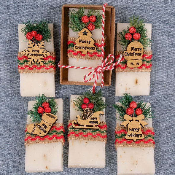 Scented Soaps for Christmas Gifts, Personalized Gift, Christmas Decoration, Noel Gift, Christmas Favor, Xmas Gift, Xmas Decorations, Holiday Decor Items designed by Happy Times Favors, a handmade gift shop. Ideal for Noel Gift, New Year, Happy Holiday, Christmas Gifts, Christmas decorations, Xmas decor.