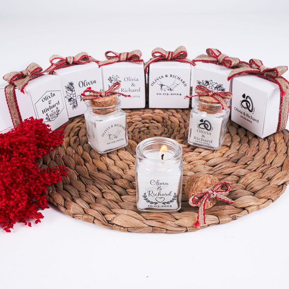 Personalized Wedding Gifts Candle, Bridal Shower Gifts, Bridal Shower Presents Items designed by Happy Times Favors, a handmade gift shop. These items are ideal for bridal shower gifts, bridal shower presents, gifts to give at a bridal shower, present for wedding shower,  baby shower gifts, bridesmaid present, bridal shower favor, wedding favor for guests, wedding gift for guests, thank you gift